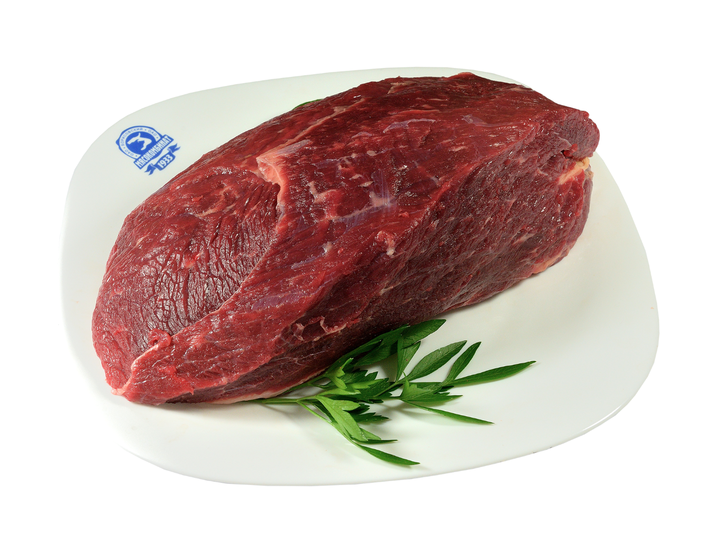 Полуфабрикат мясной натуральный крупнокусковой бескостный из говядины Тазобедренная часть Классик1